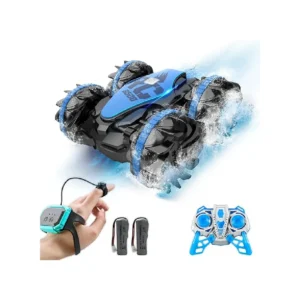 Auto Todo Terreno Azul Auto TodoTerreno con Muñequera Giro 360 Grados Azul