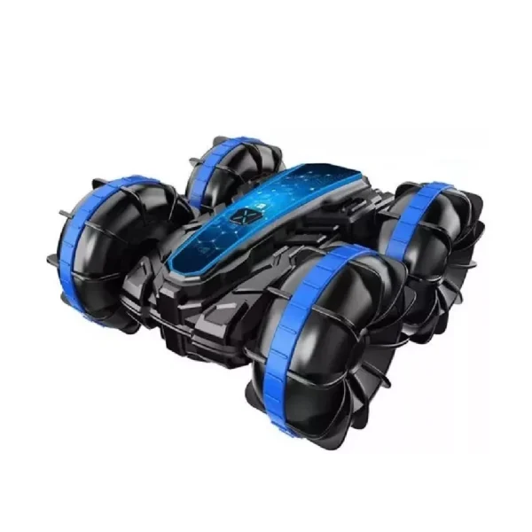 Auto Todo Terreno Azul 4 Auto TodoTerreno con Muñequera Giro 360 Grados Azul