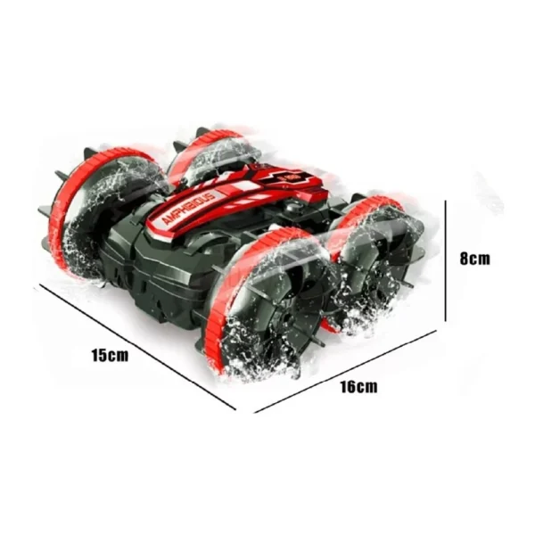 Auto Todo Terreno Rojo 6 Auto TodoTerreno con Muñequera Giro 360 Grados Rojo