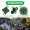 Auto Todo Terreno Verde 3 Auto TodoTerreno con Muñequera Giro 360 Grados Verde