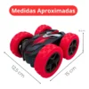 AutoRadio Acrobatico Rojo 4 Auto Radio Control Remoto Giro 360 Acrobático Rojo