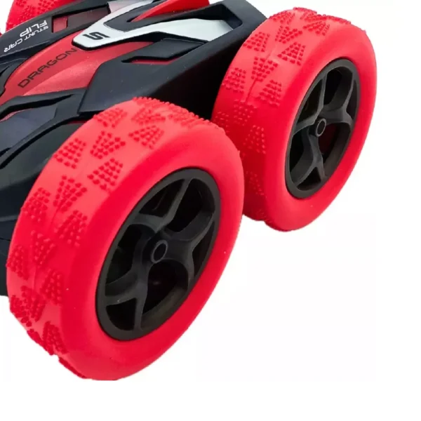 AutoRadio Acrobatico Rojo 6 Auto Radio Control Remoto Giro 360 Acrobático Rojo