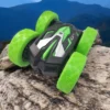 AutoRadio Acrobatico Verde 3 Auto Radio Control Remoto Giro 360 Acrobático Verde