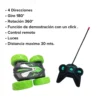 AutoRadio Acrobatico Verde 5 Auto Radio Control Remoto Giro 360 Acrobático Verde