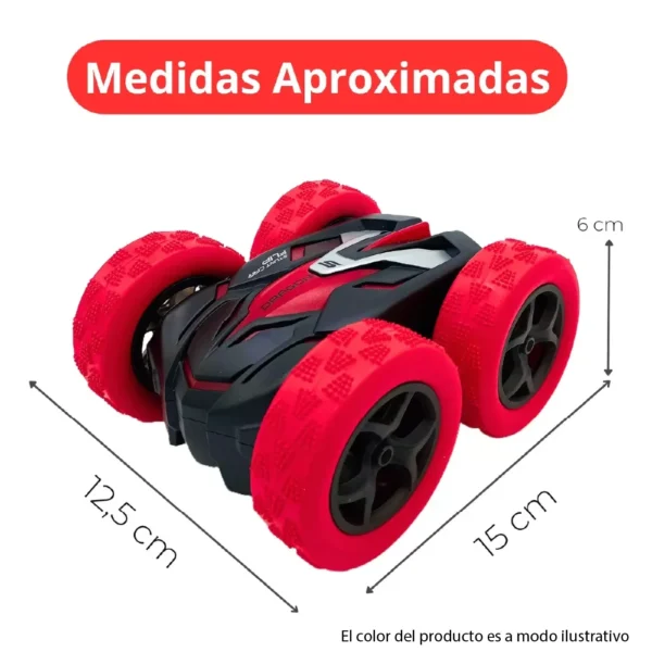 AutoRadio Acrobatico Verde 8 Auto Radio Control Remoto Giro 360 Acrobático Verde
