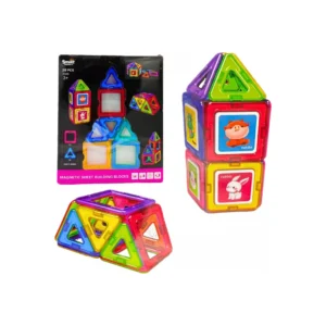 Bloques Magneticos con Stickers Bloques Magnéticos con Stickers– Set de 26 Piezas