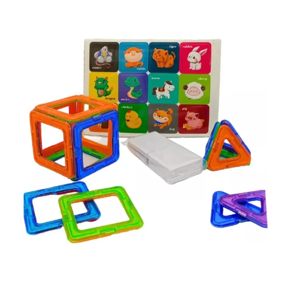 Bloques 26 pcs 577 6 Bloques Magnéticos con Stickers– Set de 26 Piezas