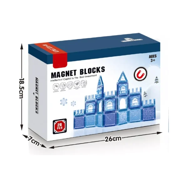 Bloques 28 pcs 6759 5 Castillo de Bloques Magnéticos – Set de 28 Piezas