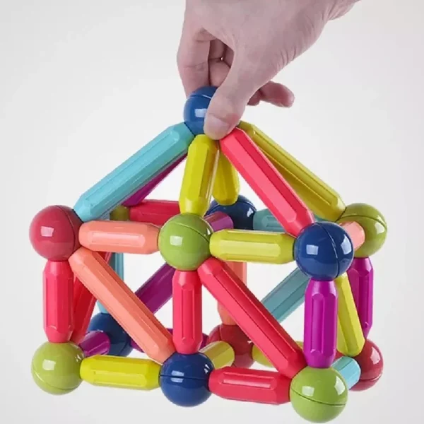 Bloques 30 pcs 6955 6 Bloques Magnéticos Puzzle Didáctico Rod– Set de 30 Piezas