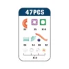 Bloques 47 pcs 6761 5 Bloques Magnéticos con Bolitas y Tobogán – Set de 47 Piezas
