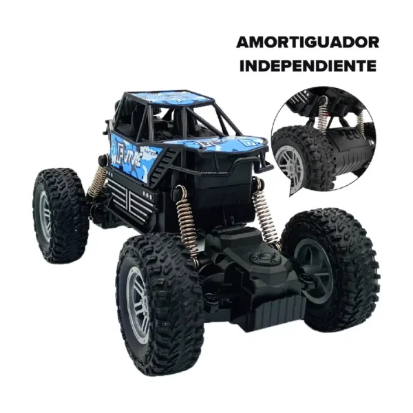 Camioneta 4x4 OffRoad 6 Camioneta 4x4 Off Road Azul a Control Remoto