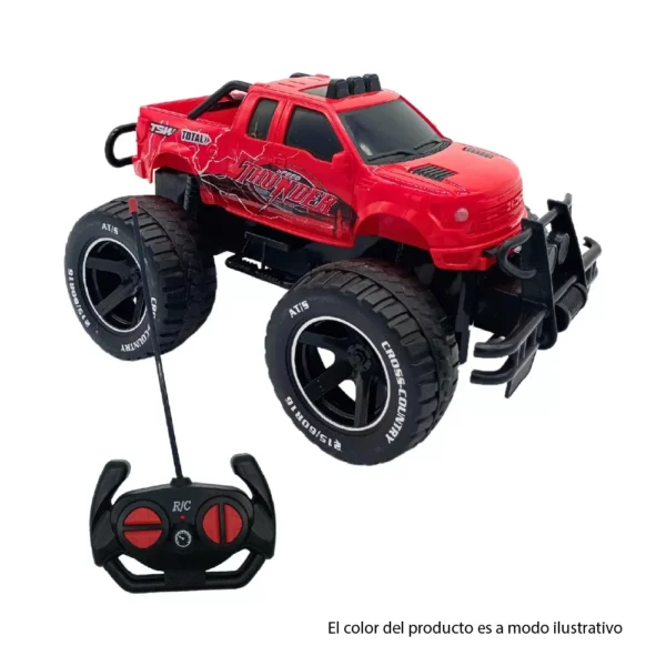 Camioneta OffRoad Azul 3 Camioneta Off-Road a Control Remoto con Luces Azul