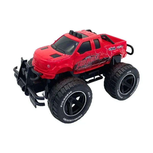 Camioneta OffRoad Roja 2 Camioneta Off-Road a Control Remoto con Luces Roja