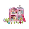 Casa Muñecas 1 Casa Muñecas con Luces LED, Muñeca, muebles y Mascota