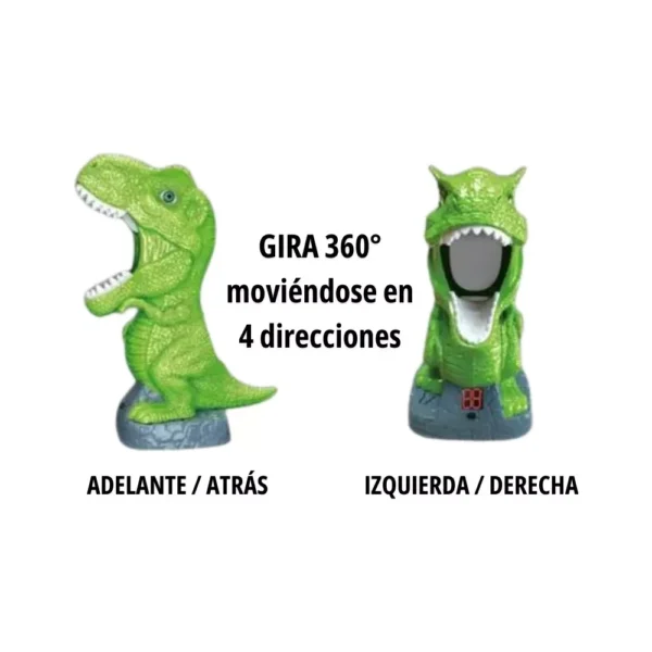 Dinosaurio Shooter 1655 5 Dinosaurio Shooter 360 grados Contador de Disparos con Pistola