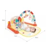 Gimnasio Piano 0604 3 Gimnasio para Bebés con Arco de Juguetes y Colchoneta Multicolor | Estimulación Temprana