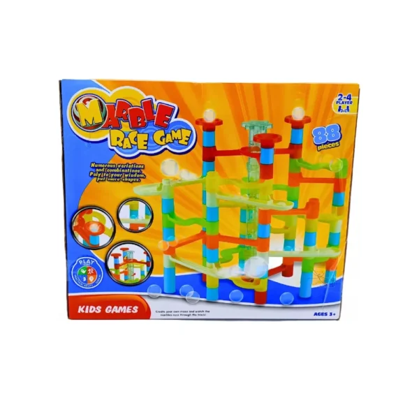 Laberinto 4 Laberinto de Bolitas Didáctico Circuito Pelotas 88 Piezas