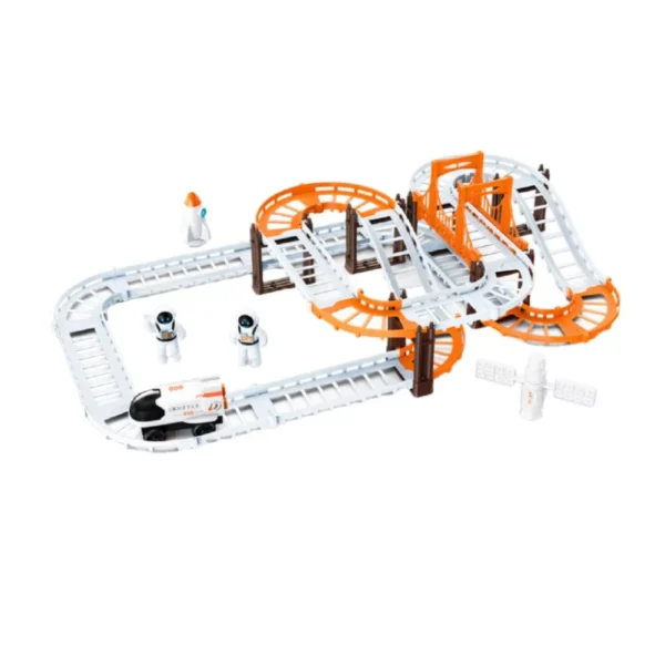 Pista Espacial con Astronautas y Cohete Pista Espacial con Astronautas y Cohete