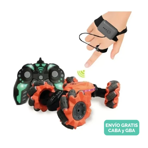 Auto Control Remoto con Muñequera Articulado Giro 360 grados Auto Control Remoto con Muñequera Articulado Giro 360 grados