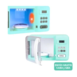 Microondas de Juguete con Luz Sonido y Efecto Cocción Horno Microondas de Juguete con Luz Sonido y Efecto Cocción Horno