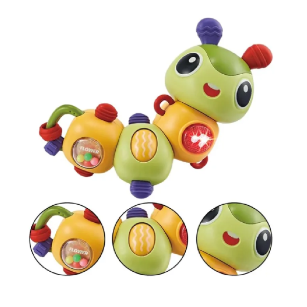 Gusanito Musical Sonajero Bebé Con Luz Y Sonido Incluye Pilas Gusanito Musical Sonajero Bebé Con Luz Y Sonido Incluye Pilas