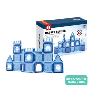 Castillo de Bloques Magnéticos – Set de 28 Piezas Castillo de Bloques Magnéticos – Set de 28 Piezas