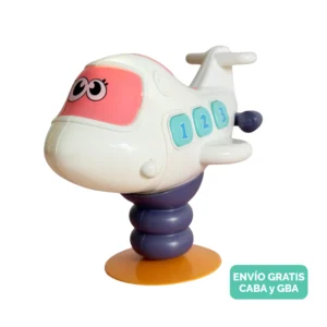 Mesa de trabajo 3 Sonajero Bebe Avión con Sopapa Para Mesa Con Luz Y Sonido