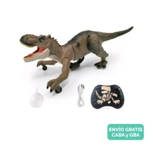 Dinosaurio a Control Remoto con Luces, Sonidos y Efecto de Humo Dinosaurio a Control Remoto con Luces, Sonidos y Efecto de Humo