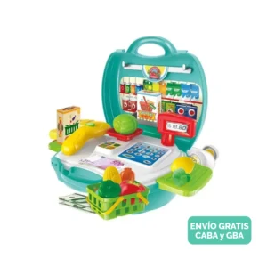 Valija de Supermercado Didáctica con 23 Piezas Valija de Supermercado Didáctica con 23 Piezas
