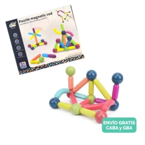 Bloques Magnéticos Puzzle Didáctico Rod– Set de 40 Piezaset de 40 Piezas trabajo 47 Bloques Magnéticos Puzzle Didáctico Rod– Set de 40 Piezas