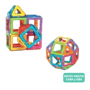 Mesa de trabajo 48 Bloques Magnéticos Magnoformes – Set de 38 Piezas