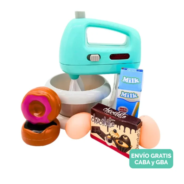 Batidora de Juguete con Luz, Sonido y Accesoriosabajo 49 Batidora de Juguete con Luz, Sonido y Accesorios
