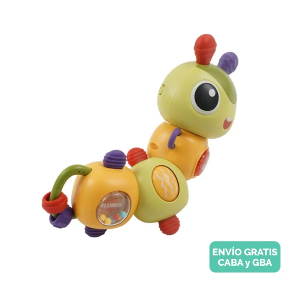 Mesa de trabajo 63 Sonajero Oruga para Bebés Móvil con Luz y Sonido