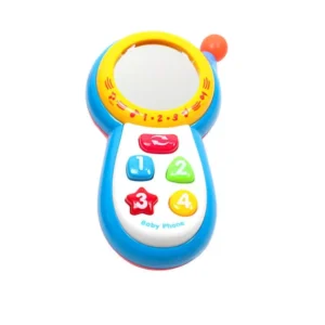 Teléfono Celular Juguete Celeste para Bebés Con Luz Y Sonido Teléfono Celular Juguete Celeste para Bebés Con Luz Y Sonido