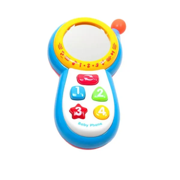 Teléfono Celular Juguete Celeste para Bebés Con Luz Y Sonido Teléfono Celular Juguete Celeste para Bebés Con Luz Y Sonido