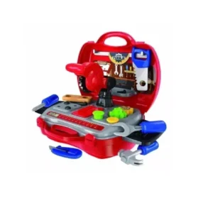 Valija Set de Herramientas de Juguete Taller Mecánico con 19 piezas