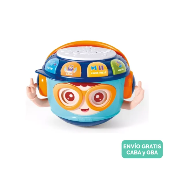 Mesa de trabajo 84 Tambor Musical Con Luz y Proyector Azul