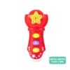 Sonajero Bebe con musica Sonajero Micrófono Rojo para Bebés con Luces y Sonidos