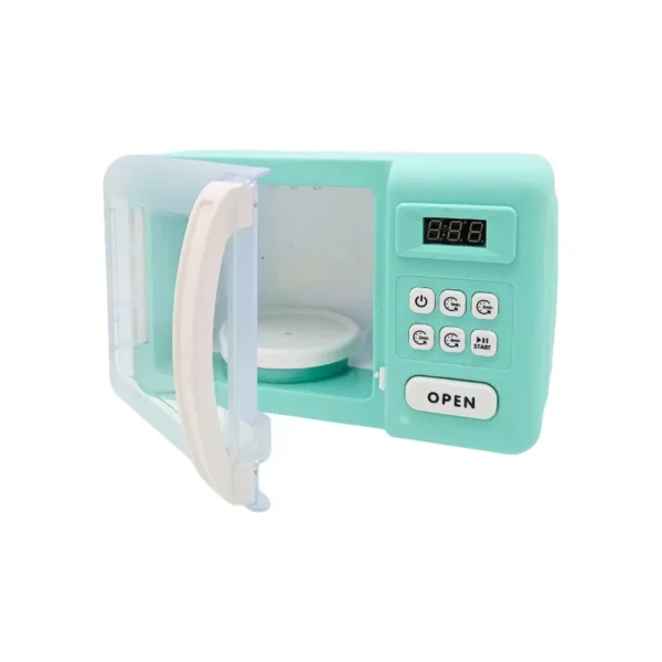Microondas 1 Microondas de Juguete con Luz Sonido y Efecto Cocción Horno