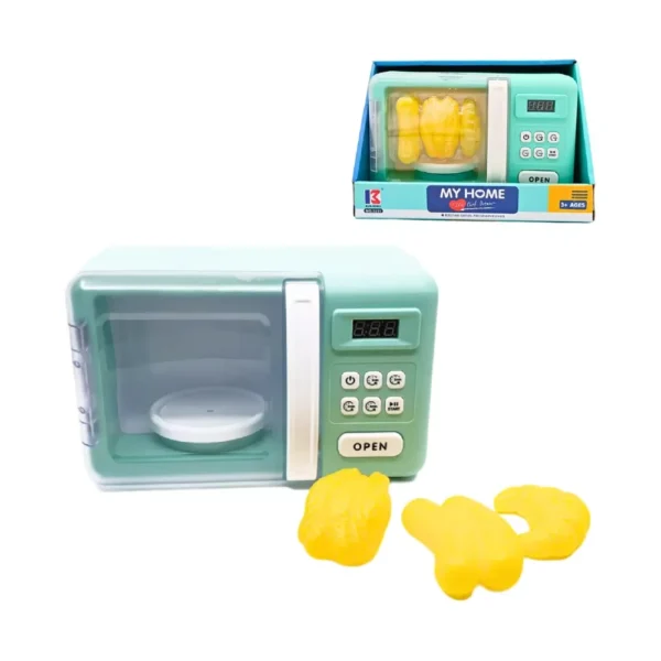 Microondas 5 Microondas de Juguete con Luz Sonido y Efecto Cocción Horno