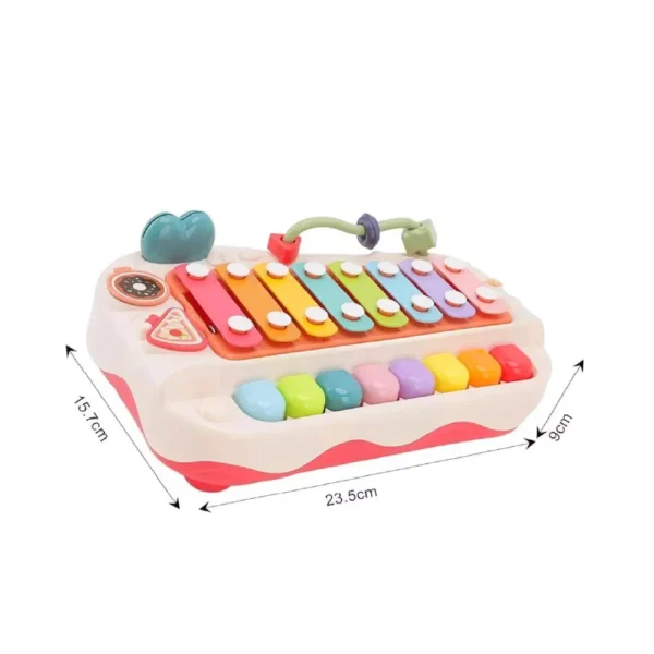 Piano Con Xilofon 2 Piano Musical con Xilofón Didáctico 2 en 1