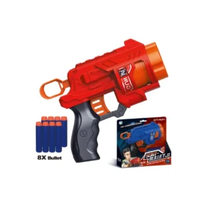 Pistola de Juguete Dardos Soft Bullet Pistola de juguete Lanza Dardos Soft Bullet con 5 Disparos