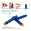 Pistola Soft Bullet t17 3 Pistola de juguete Lanza Dardos Soft Bullet con 5 Disparos