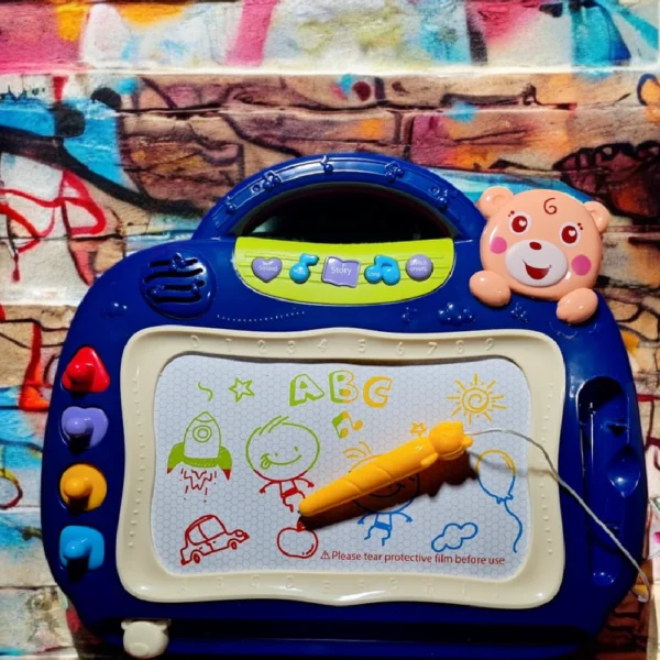 Pizarra Magica Azul 3 Pizarra Mágica Azul Infantil Con Música Y Sonidos Incluye Pilas