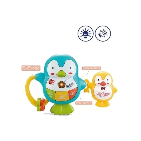 Sonajero Mama Pinguino Sonajero Mamá Pingüino con Sonido