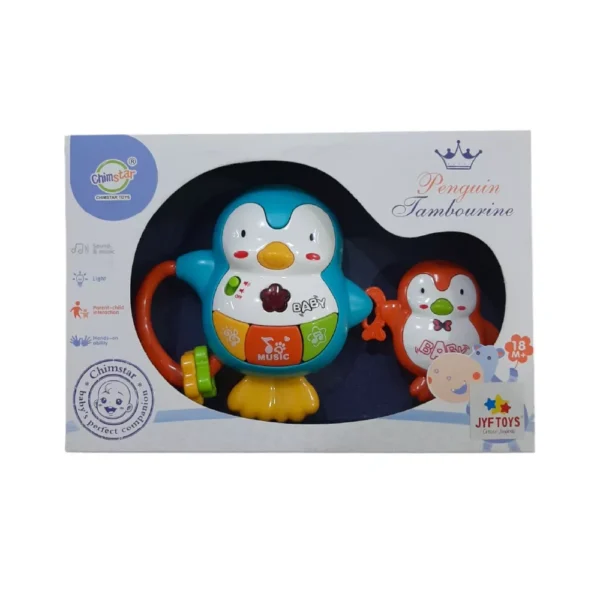 Sonajero Mama Pinguino 3 Sonajero Mamá Pingüino con Sonido