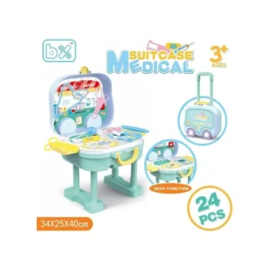 Valija Doctor 4 Valija Carrito Set de Doctor 24 Piezas