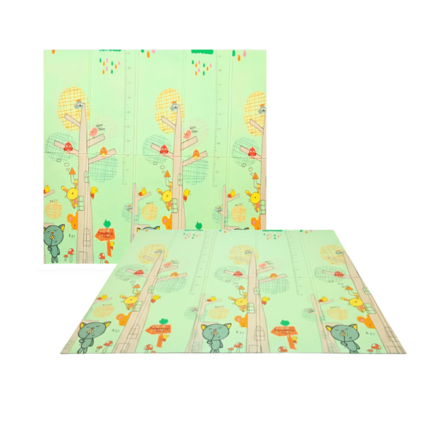 3 Alfombra Antigolpes Bebe Reversible GATITOS- ANIMALES CON LETRAS 200x180 cm y 0,8 cm Grosor