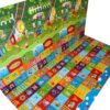 6 Alfombra Antigolpes Bebe Reversible LETRAS-CIUDAD 200x180 cm y 1,5 cm Grosor
