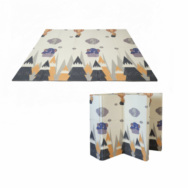 7 Alfombra Antigolpes Bebe Reversible ANIMALES GLOBO- ROSA 200x180 cm y 0,8 cm Grosor